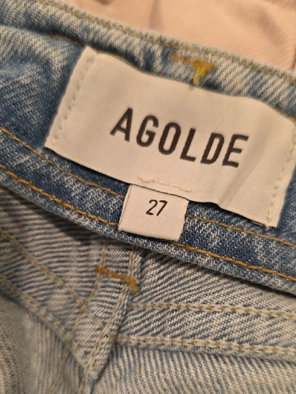 NEW $268 AGOLDE LEX LOW SLUNG BAGGY JEANS IN LIGHT BLUE #2 SIZE 27 - Picture 10 of 16